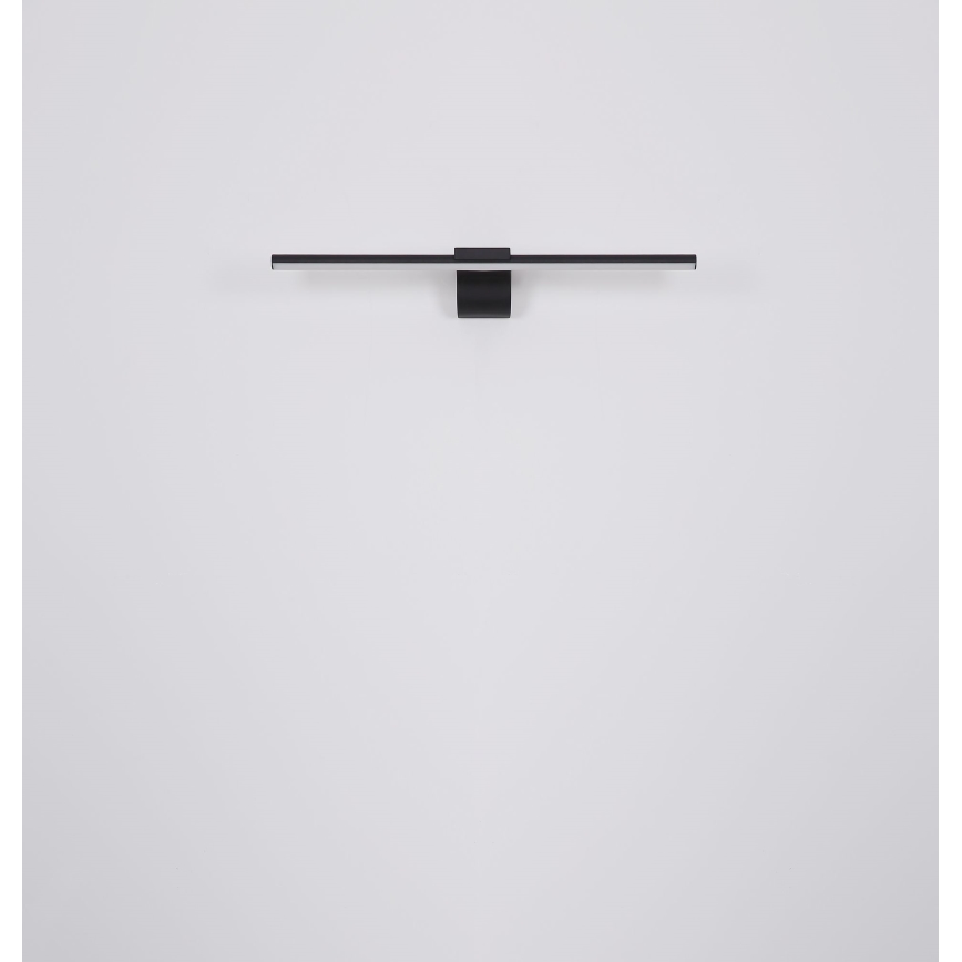 Globo - Badrumsspegel med LED-belysning LED/10W/230V 60,8 cm IP44 svart