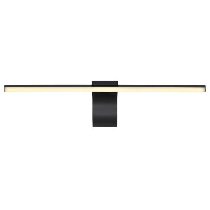 Globo - Badrumsspegel med LED-belysning LED/10W/230V 60,8 cm IP44 svart