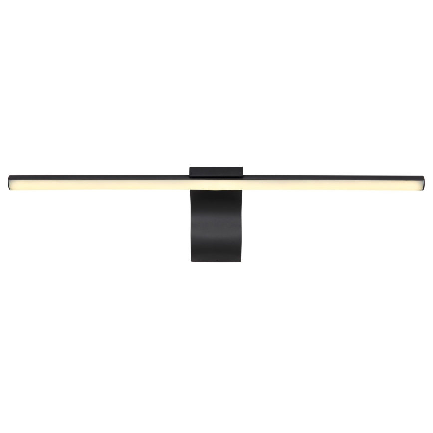 Globo - Badrumsspegel med LED-belysning LED/10W/230V 60,8 cm IP44 svart