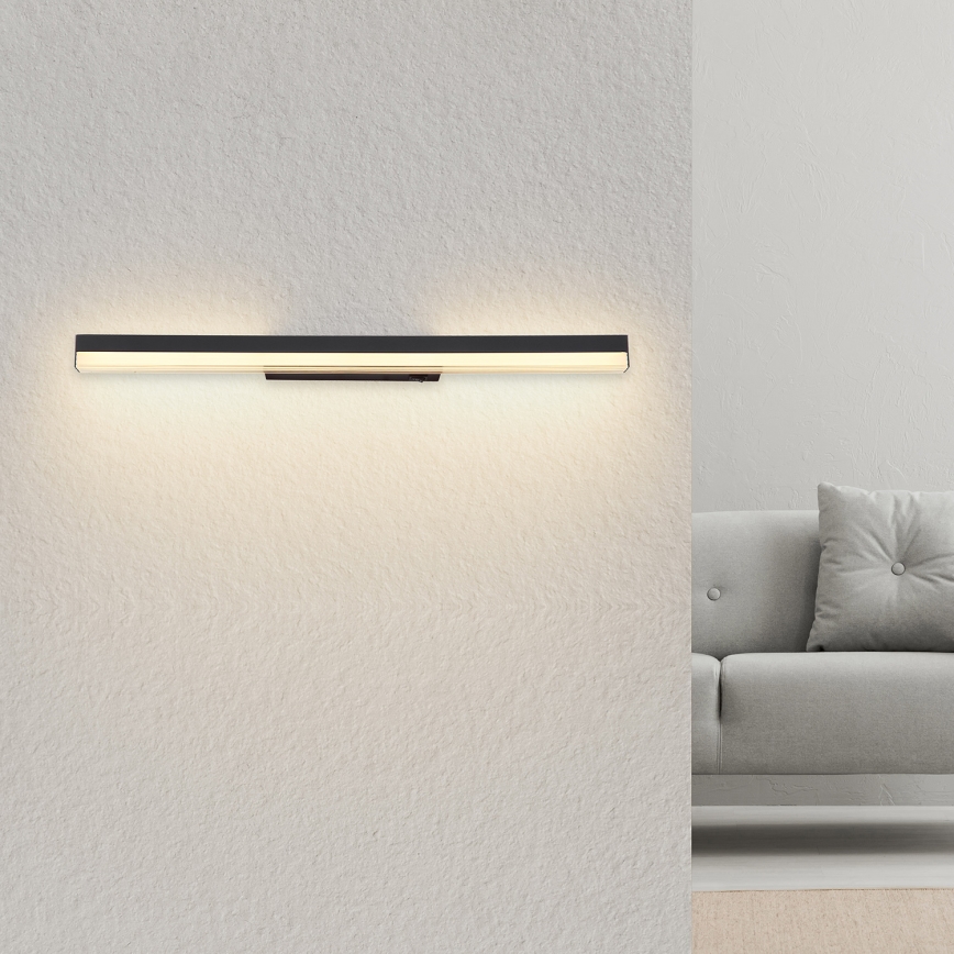 Globo - LED väggbelysning LED/12W/230V 3000/6000K 60 cm svart