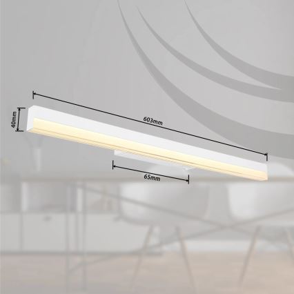 Globo - LED väggbelysning LED/12W/230V 3000/6000K 60 cm vit