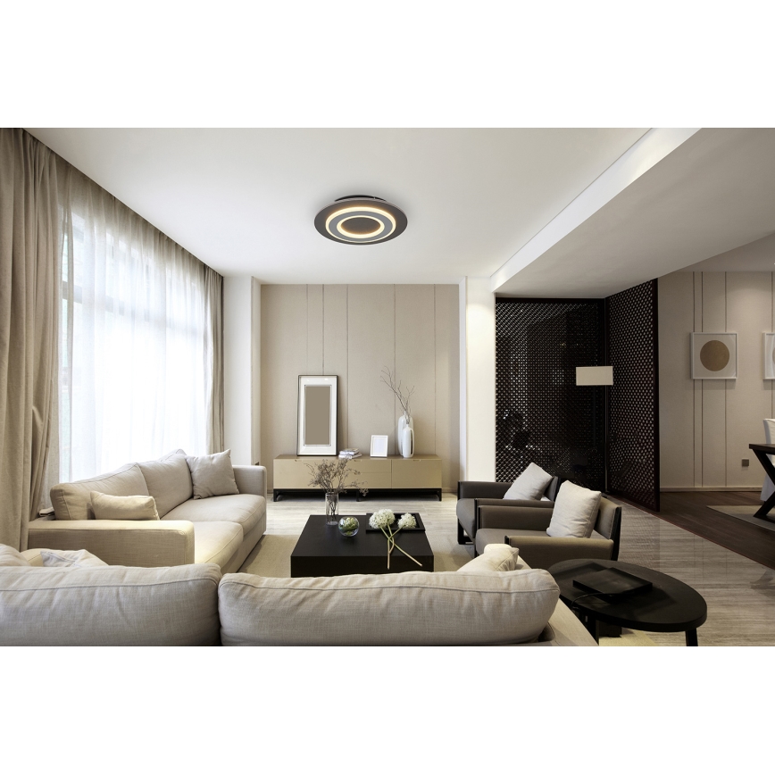 Globo - LED taklampa LED/24W/230V 3000K diameter 32 cm antracit