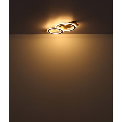 Globo - LED taklampa LED/40W/230V brun
