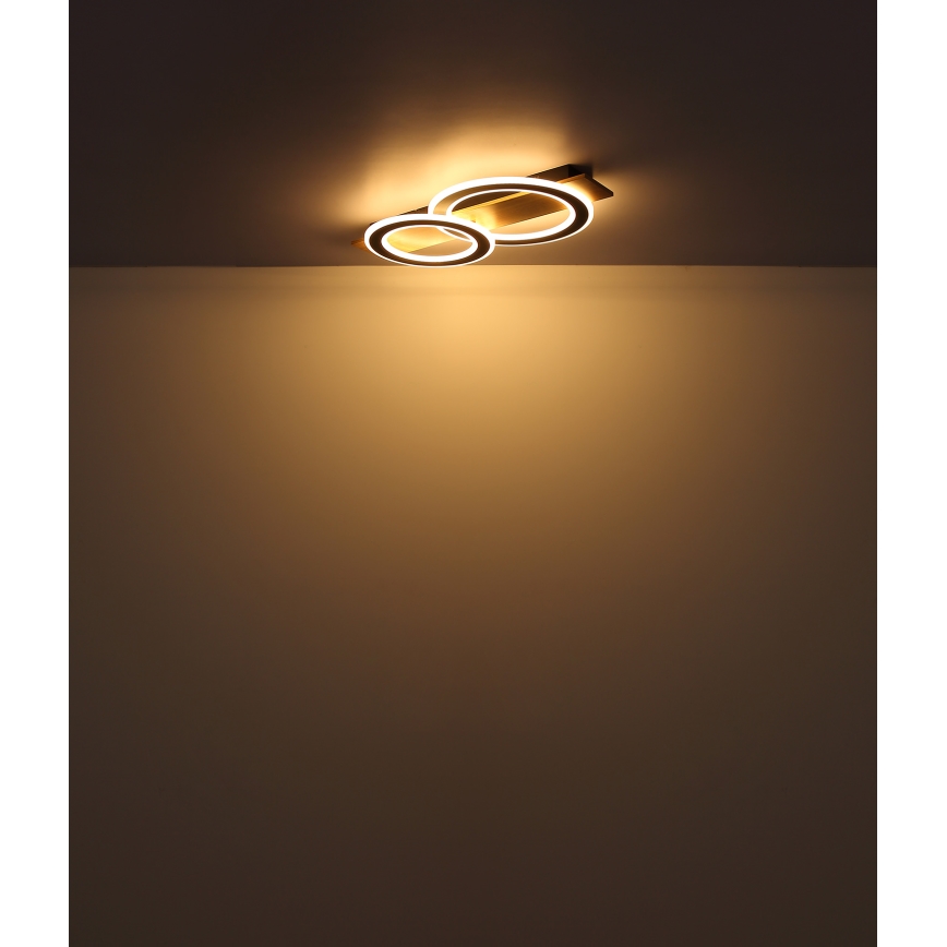Globo - LED taklampa LED/40W/230V brun