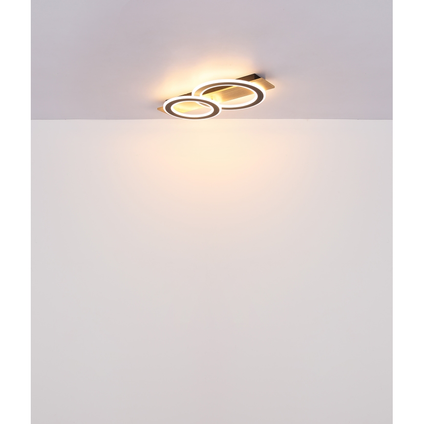 Globo - LED taklampa LED/40W/230V brun