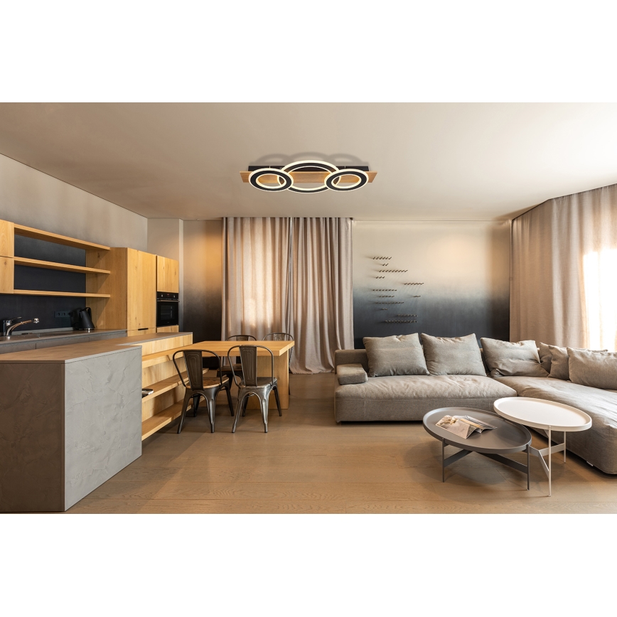 Globo - LED taklampa LED/50W/230V brun