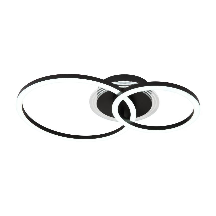 Globo - LED Taklampa LED/30W/230V 2700/4500/6500K Ø 33x50 cm svart