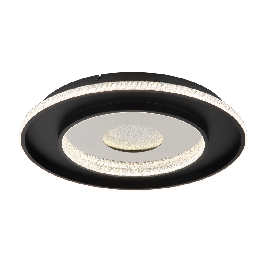 Globo - LED dimbar taklampa LED/30W/230V 2700-6500K Ø 52,5 cm svart + fjärrkontroll
