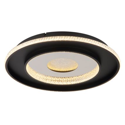 Globo - LED dimbar taklampa LED/30W/230V 2700-6500K Ø 52,5 cm svart + fjärrkontroll