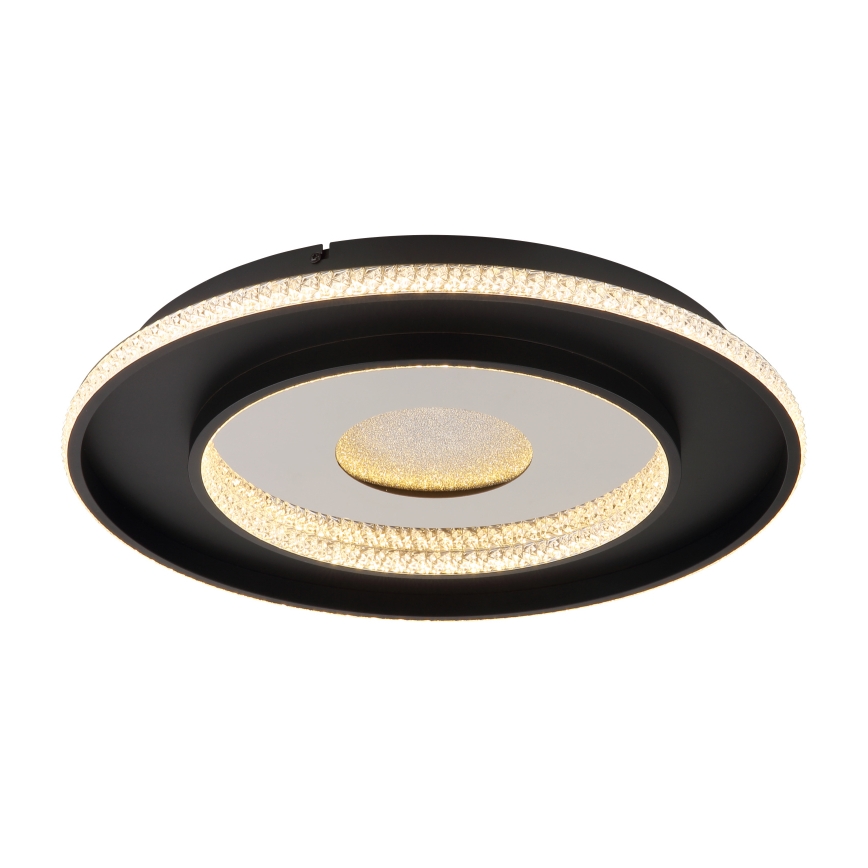Globo - LED dimbar taklampa LED/30W/230V 2700-6500K Ø 52,5 cm svart + fjärrkontroll