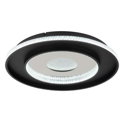 Globo - LED dimbar taklampa LED/30W/230V 2700-6500K Ø 52,5 cm svart + fjärrkontroll