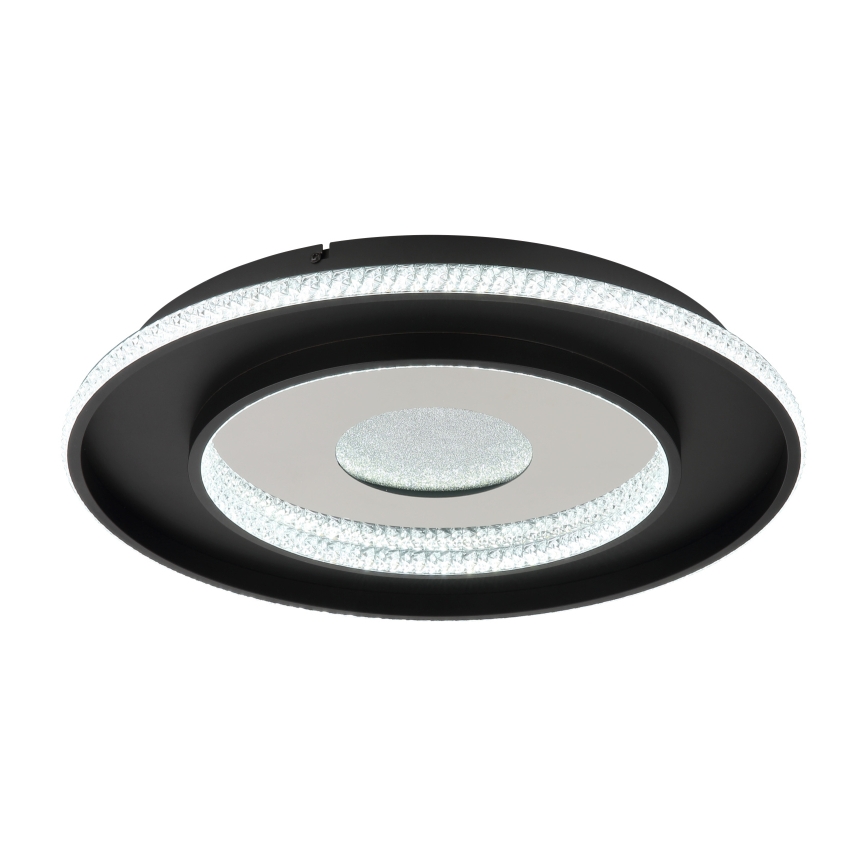 Globo - LED dimbar taklampa LED/30W/230V 2700-6500K Ø 52,5 cm svart + fjärrkontroll