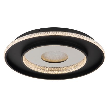 Globo - LED dimbar taklampa LED/30W/230V 2700-6500K Ø 52,5 cm svart + fjärrkontroll