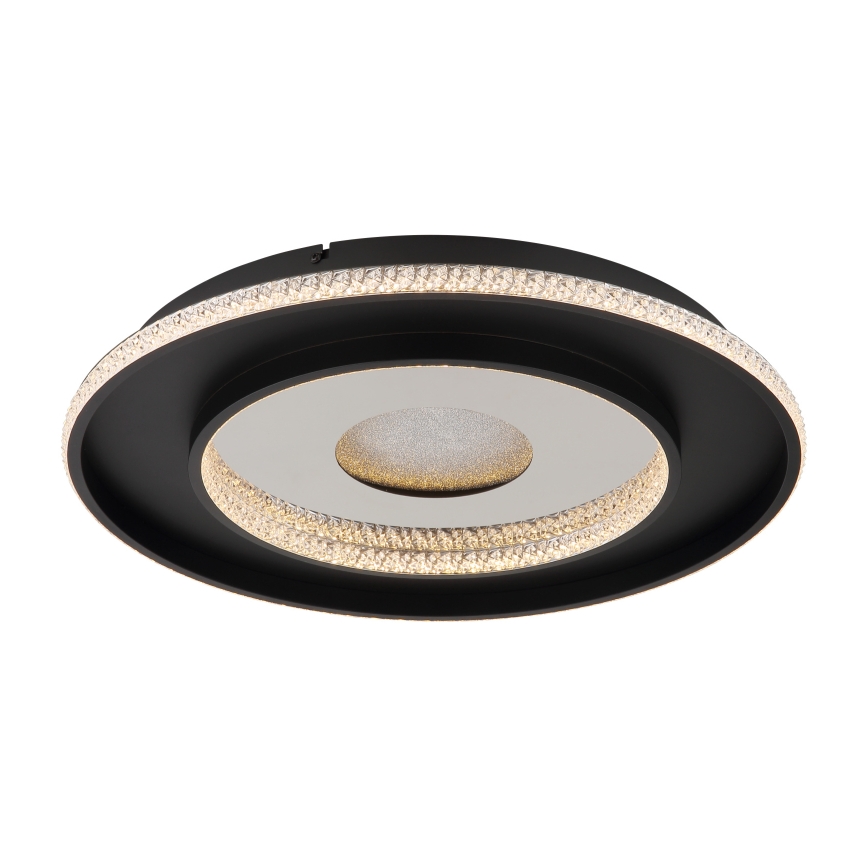 Globo - LED dimbar taklampa LED/30W/230V 2700-6500K Ø 52,5 cm svart + fjärrkontroll