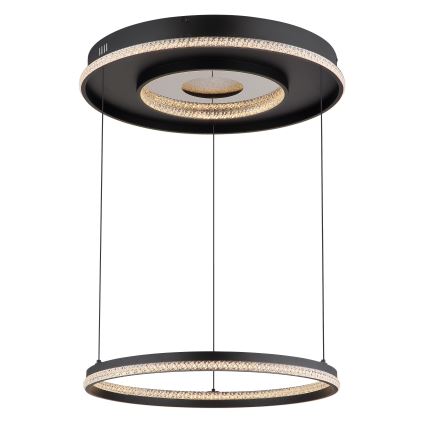Globo - LED dimbar taklampa LED/54W/230V 2700-6500K Ø 60 cm svart + fjärrkontroll
