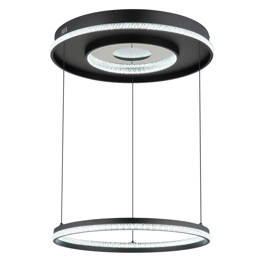 Globo - LED dimbar taklampa LED/54W/230V 2700-6500K Ø 60 cm svart + fjärrkontroll