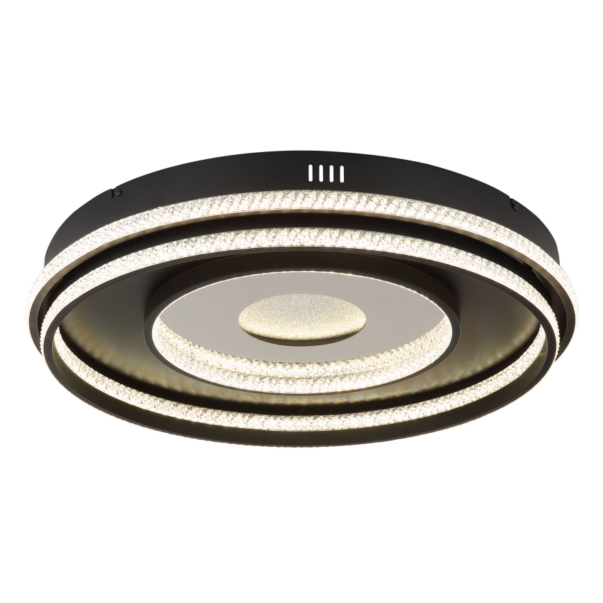 Globo - LED dimbar taklampa LED/54W/230V 2700-6500K Ø 60 cm svart + fjärrkontroll