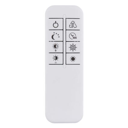 Globo - LED dimbar taklampa LED/54W/230V 2700-6500K Ø 60 cm svart + fjärrkontroll