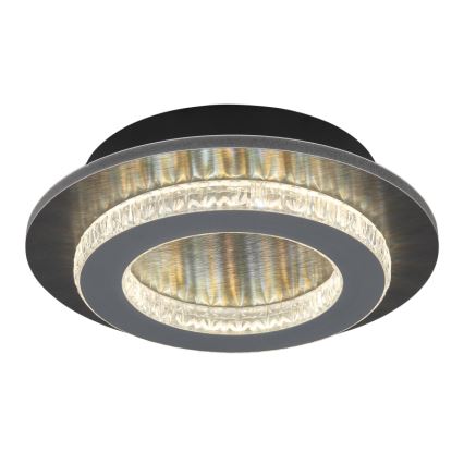 Globo - LED taklampa 12W/230V 3000/4000/6500K Ø20 cm antracit