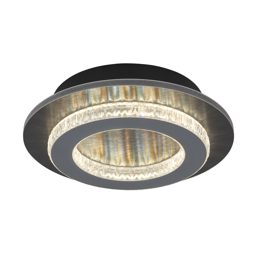 Globo - LED taklampa 12W/230V 3000/4000/6500K Ø20 cm antracit
