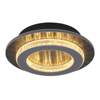 Globo - LED taklampa 12W/230V 3000/4000/6500K Ø20 cm antracit