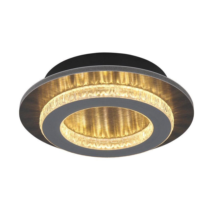 Globo - LED taklampa 12W/230V 3000/4000/6500K Ø20 cm antracit