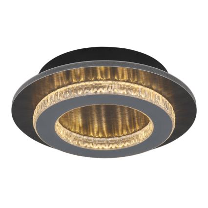 Globo - LED taklampa 12W/230V 3000/4000/6500K Ø20 cm antracit