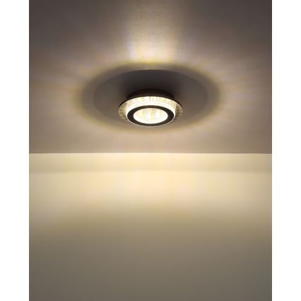 Globo - LED taklampa 12W/230V 3000/4000/6500K Ø20 cm antracit