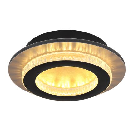 Globo - LED-taklampa LED/12W/230V 3000/4000/6500K Ø 20 cm svart