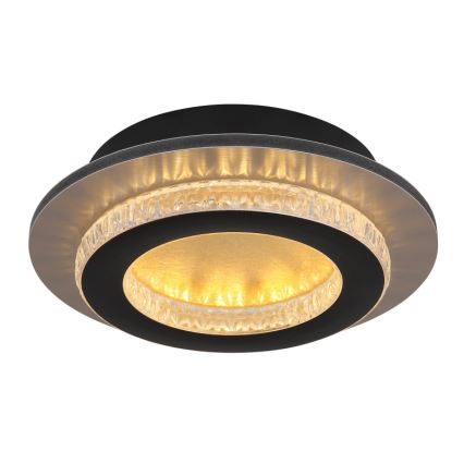 Globo - LED-taklampa LED/12W/230V 3000/4000/6500K Ø 20 cm svart