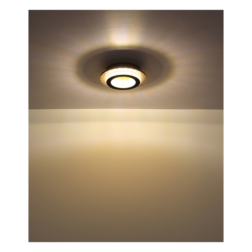 Globo - LED-taklampa LED/12W/230V 3000/4000/6500K Ø 20 cm svart