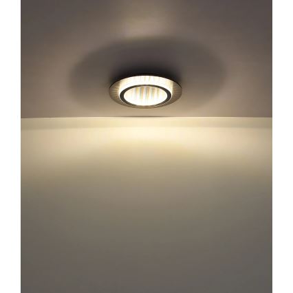 Globo - LED taklampa LED/24W/230V 3000/4000/6500K Ø 35 cm antracit