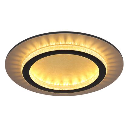 Globo - LED-taklampa 24W/230V 3000/4000/6500K Ø 35 cm svart