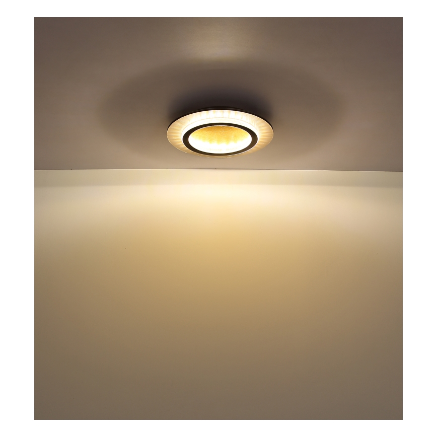 Globo - LED-taklampa 24W/230V 3000/4000/6500K Ø 35 cm svart