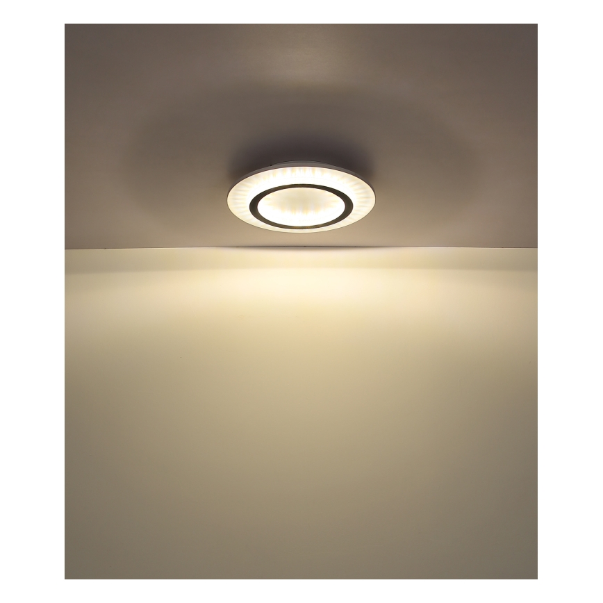 Globo - LED-taklampa 24W/230V 3000/4000/6500K Ø 35 cm vit