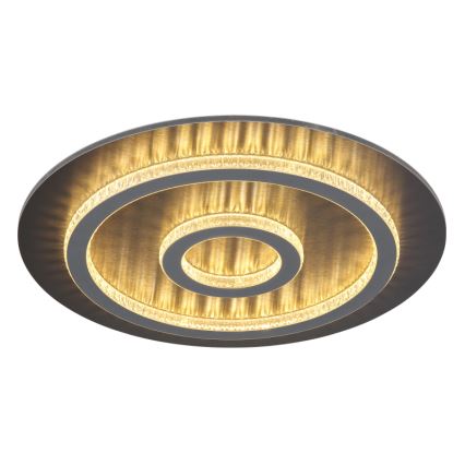 Globo - Dimbart LED-takarmatur LED/40W/230V 3000-6500K Ø 45 cm antracit + fjärrkontroll