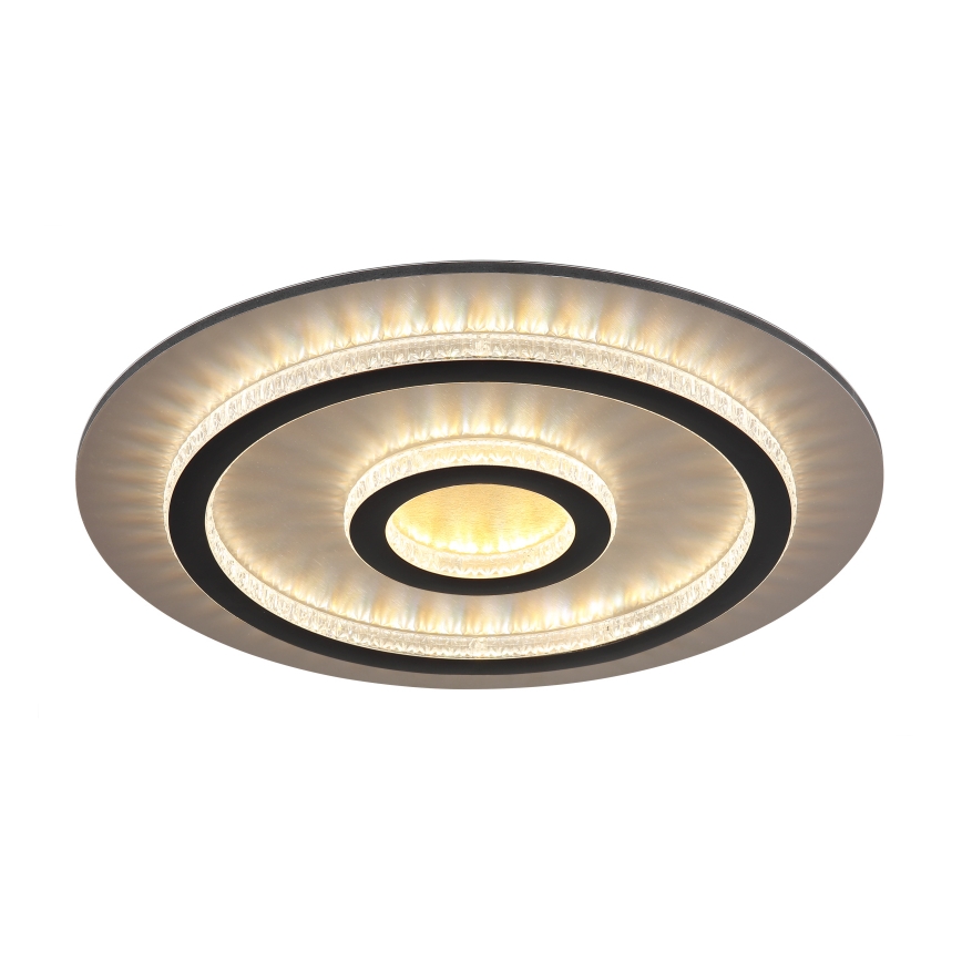Globo - Dimbar LED-taklampa LED/40W/230V 3000-6500K Ø 45 cm svart + fjärrkontroll