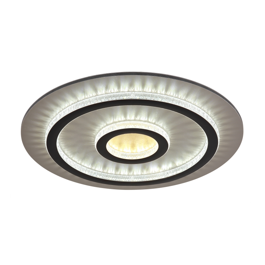 Globo - Dimbar LED-taklampa LED/40W/230V 3000-6500K Ø 45 cm svart + fjärrkontroll