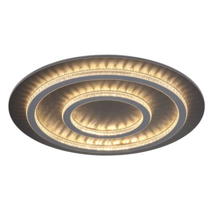 Globo - Dimbart LED-takarmatur LED/60W/230V 3000–6500K Ø55 cm antracit + fjärrkontroll