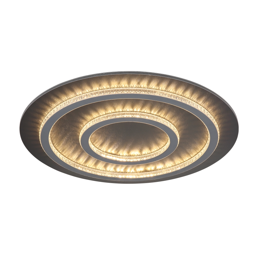Globo - Dimbart LED-takarmatur LED/60W/230V 3000–6500K Ø55 cm antracit + fjärrkontroll