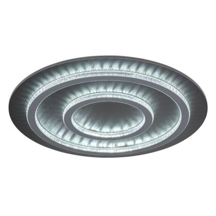 Globo - Dimbart LED-takarmatur LED/60W/230V 3000–6500K Ø55 cm antracit + fjärrkontroll