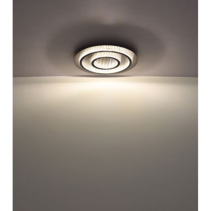 Globo - Dimbart LED-takarmatur LED/60W/230V 3000–6500K Ø55 cm antracit + fjärrkontroll