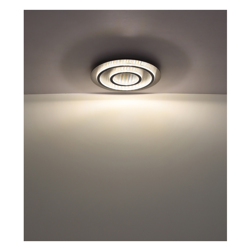 Globo - Dimbart LED-takarmatur LED/60W/230V 3000–6500K Ø55 cm antracit + fjärrkontroll