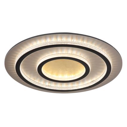 Globo - Dimbar LED-takarmatur LED/60W/230V 3000-6500K Ø 55 cm svart + fjärrkontroll