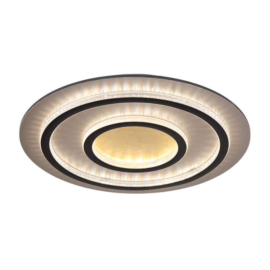 Globo - Dimbar LED-takarmatur LED/60W/230V 3000-6500K Ø 55 cm svart + fjärrkontroll