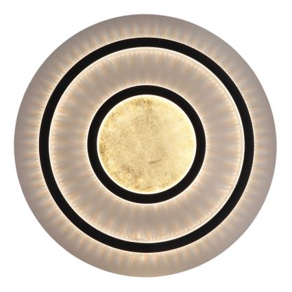 Globo - Dimbar LED-takarmatur LED/60W/230V 3000-6500K Ø 55 cm svart + fjärrkontroll