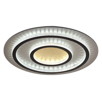 Globo - Dimbar LED-takarmatur LED/60W/230V 3000-6500K Ø 55 cm svart + fjärrkontroll
