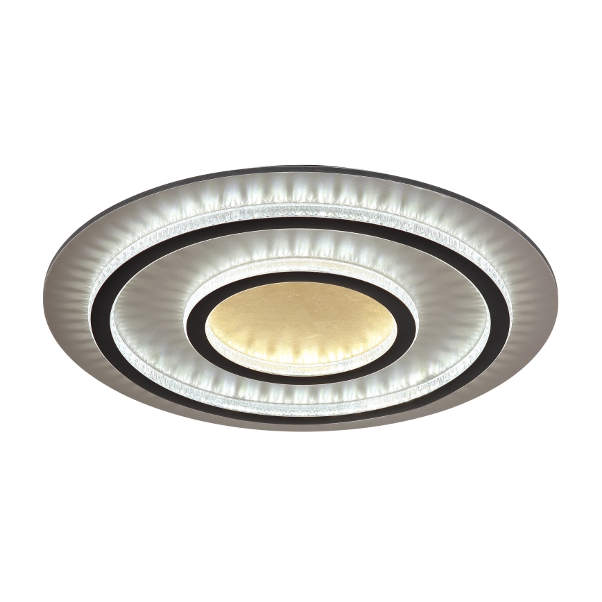 Globo - Dimbar LED-takarmatur LED/60W/230V 3000-6500K Ø 55 cm svart + fjärrkontroll