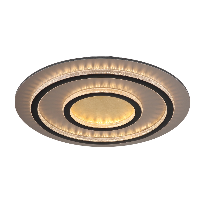 Globo - Dimbar LED-takarmatur LED/60W/230V 3000-6500K Ø 55 cm svart + fjärrkontroll