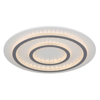 Globo - LED dimbar taklampa LED/60W/230V 3000-6500K Ø 55 cm vit + fjärrkontroll